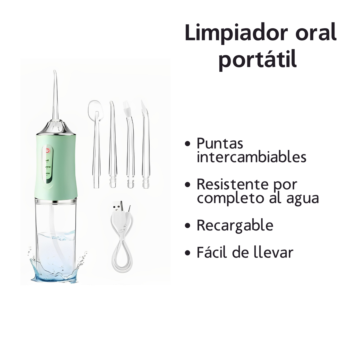 Limpiador oral portátil