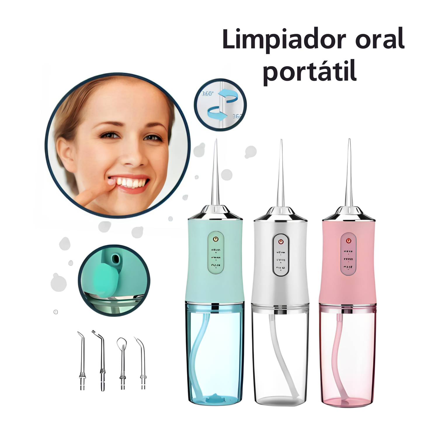 Limpiador oral portátil