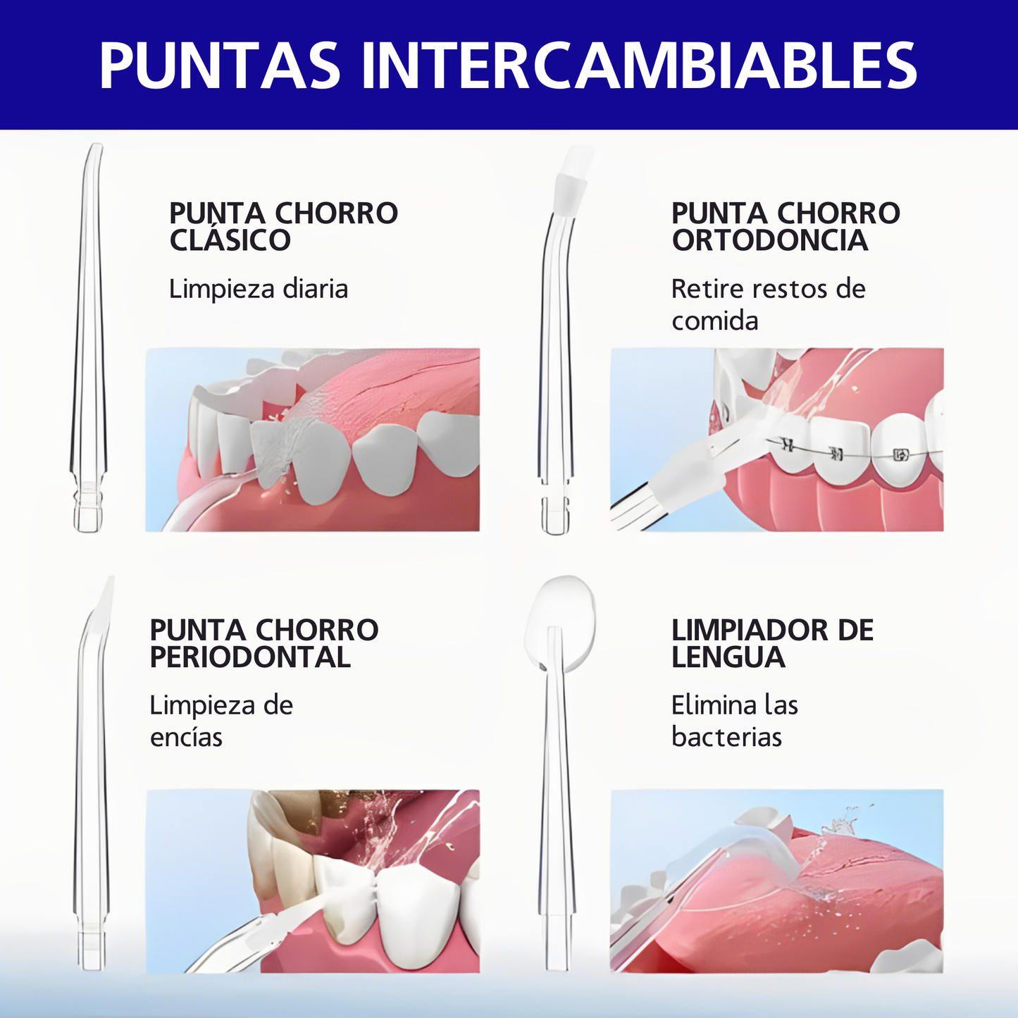 Limpiador oral portátil