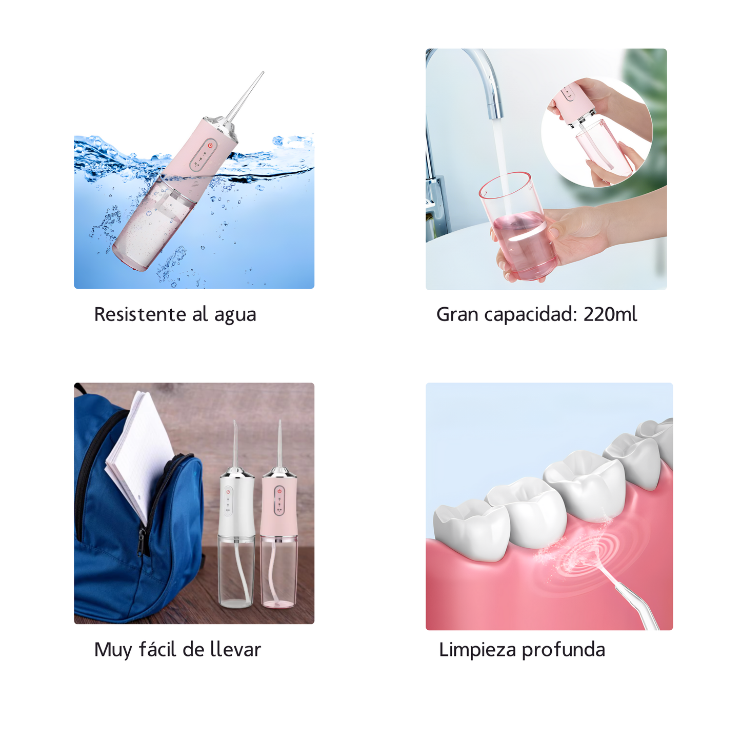 Limpiador oral portátil